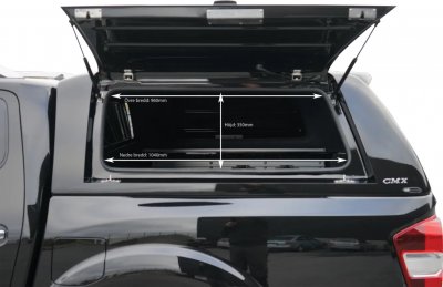 Truck Cap Alpha CMX for Renault Alaskan from 2017-2021