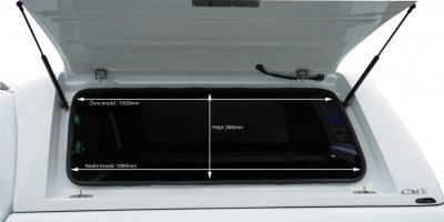 Truck Cap Alpha CMX for Toyota Hilux from 2016-2021
