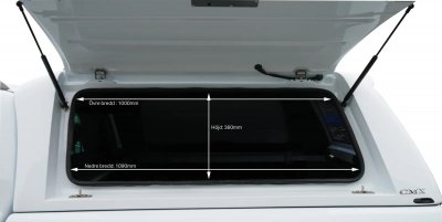 Truck Cap Alpha CMX for Toyota Hilux (Double Cab) from 2021-