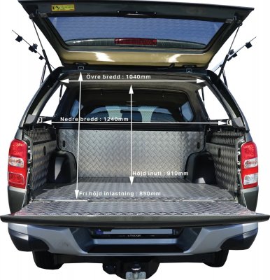 Truck Cap Alpha GSX for Fiat Fullback from 2016-2019