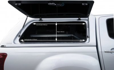 Truck Cap Alpha GSX for Isuzu D-Max from 2012-2020