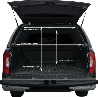 Truck Cap Alpha GSX for Mercedes-Benz X-Class from 2017-2020