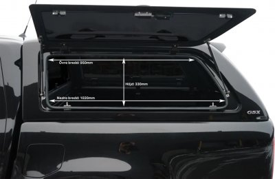 Truck Cap Alpha GSX for Mercedes-Benz X-Class from 2017-2020
