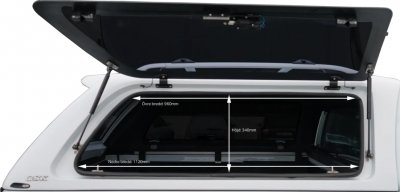 Hardtop canopy Alpha GSX Nissan Navara Double Cab 2016-2021