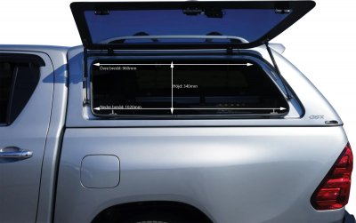 Truck Cap Alpha GSX for Toyota Hilux from 2021-