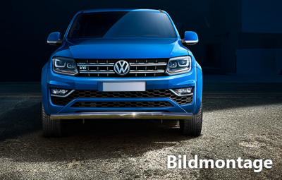 Stainless steel bull bar Single for VW Amarok V6 from 2017-