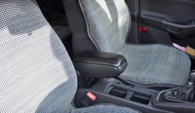 Imitation leather armrest for Ford Fiesta 2009-2017