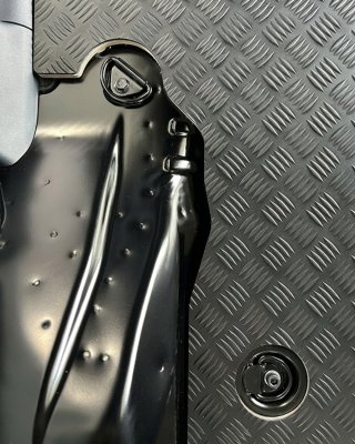 Cargo mat for Kia PV5 Cargo from 2025- | 3mm Black rubber