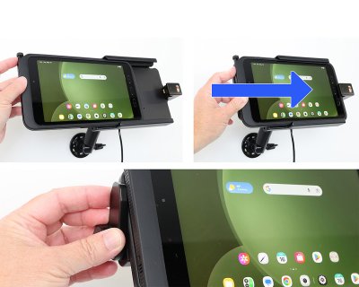 Holder for Samsung Galaxy Tab Active 5 - With spring lock