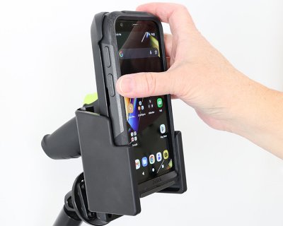 Brodit Holder for Zebra TC501 with pistol grip - Adjustable tilt swivel