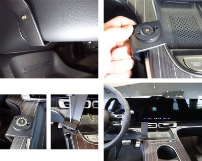 Mounting Bracket (Base) for Mobile Holder for Mercedes-Benz GLC EQ from 2026-