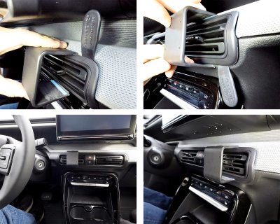 Mounting Bracket (Base) Citroen C3 from 2024- | Buy for Mobile Holder with MagSafe