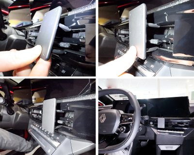 Mounting Bracket (Base) Renault Clio from 2026- | Buy for Mobile Holder with MagSafe