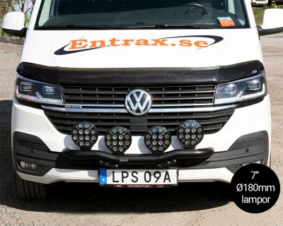 Auxiliary Light Bracket for 4 Driving Lights for Volkswagen Transporter T6.1 2019-2024 | Qpax