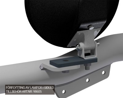 Auxiliary Light Bracket for 4 Lights for Volkswagen Caravelle T6.1 from 2019-2024 | Qpax