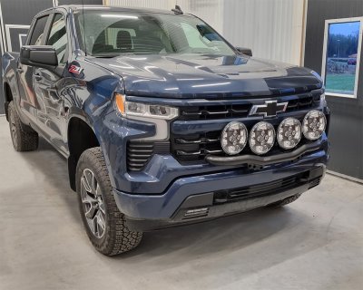 Auxiliary Light Bracket for 4 Lights for Chevrolet Silverado from 2023- | Qpax