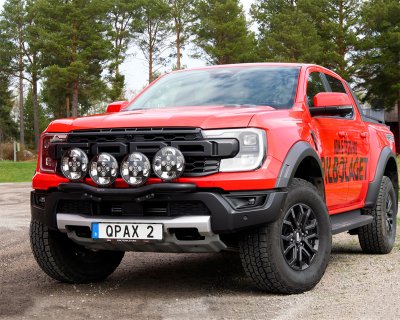 Auxiliary Light Bracket for 4 Lights Ford Ranger Raptor from 2022 | Qpax