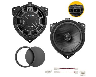 Rear speaker package for the 2016–2021 Toyota Hilux