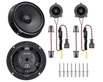 Front speakers for the Volkswagen Caravelle T6.1 (2019–2024)