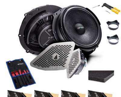 PRO Speaker Package Front – incl. Soundproofing & Tools for Volkswagen Transporter T6.1 from 2016-2019