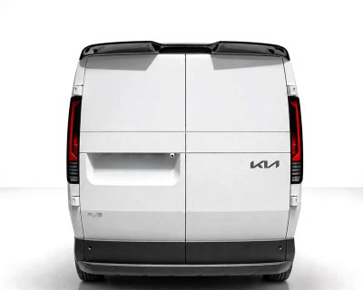 Roof Spoiler for Kia PV5 Cargo from 2025- | Stylish design for rear doors