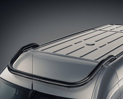 Front Roof Rack for Mercedes-Benz Sprinter (2018–) - Stainless Steel Light Bar (70 mm) | Black