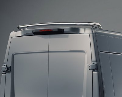 Rear Roof Rack for Iveco Daily H2 (2014–) - Stainless Steel Light Bar (70 mm) | Polished