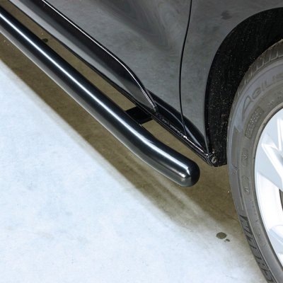 Black-painted side bars for the Mercedes-Benz Vito from 2024 onwards-