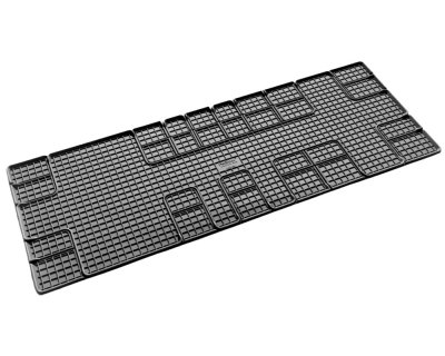 Rubber floor mats for the Fiat Scudo (2022–) | For the third row of seats