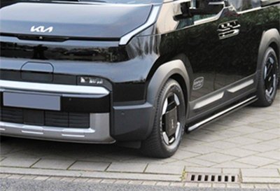 Side bars for Kia PV5 Cargo from 2025- | Black powder coated