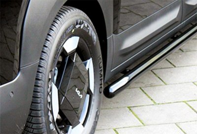Side bars for Kia PV5 Cargo from 2025- | Black powder coated