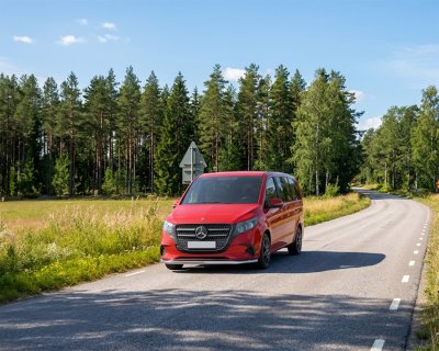 Bulb bar Mercedes V-Class 2019- | High-gloss polished