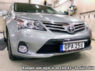 Extra light bracket incl. LED light bar for Toyota Avensis 2012-2014