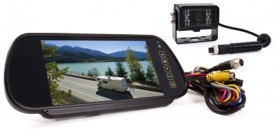 Rearview camera system 7 rearview mirror monitor incl. one standard camera