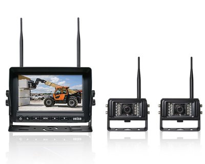 Rear view camera system wireless 7-inch with 2 rear view cameras