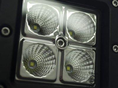 Backlight/Work light with 4x3W diodes 10-30 V