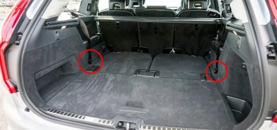 Trunk mat Volvo XC90 2015-