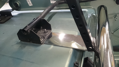 Stainless steel rear work light bar, for Volvo FH Version 4 Globetrotter/Globe XL