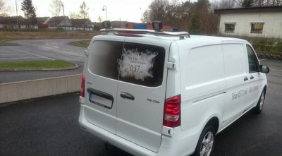 Rear roof bar in stainless steel for MB Vito/V-class 2014-