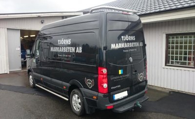 Stainless steel rear roof bar for Mercedes-Benz Sprinter H2 2006-