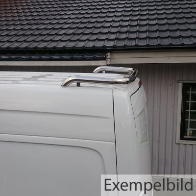 Stainless steel rear roof bar for Peugeot Boxer H1/H2 2007-