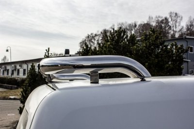 Stainless steel rear roof bar for Volkswagen Caddy from 2010-2015