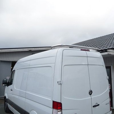 Stainless steel rear roof bar for Volkswagen Crafter H2 2006-