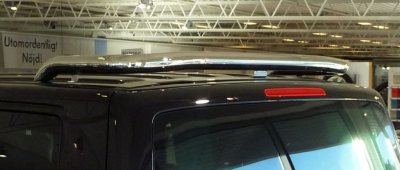 Stainless steel rear roof bar for VW Transporter T5 2003- &amp; 2010-2015