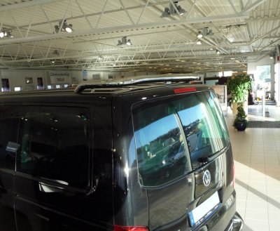 Stainless steel rear roof bar for VW Transporter T6 2016-