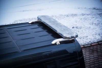 Aluminum rear roof bar for Volkswagen Crafter H2 2006-