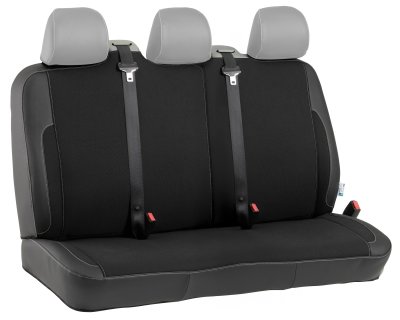 Example image: Seat cover, rear seat, Kia PV5 Passenger 2025- | Vinyl and fabric | Without headrest