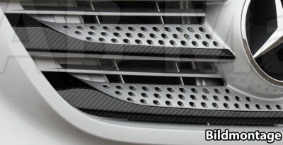 Carbon fiber grill for MB Vito from 2014-