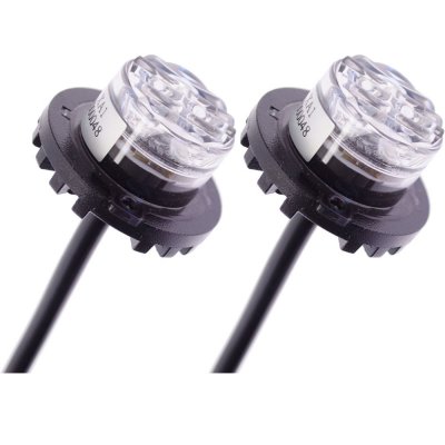 Flash light "Hide-away" 4x2 diodes 12-24V