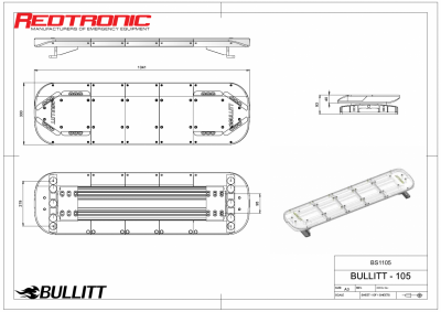 Mega-Flash Bullitt Basic - ECE R65 flashing beacon